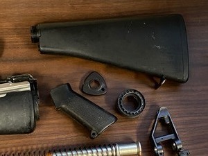 lot A-1 image: Vietnam Era M16A1 Parts Kit