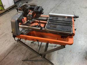 RIDGID12 Amp Corded 8 in. Tile Saw with Extended Rip Customer returns see Pics