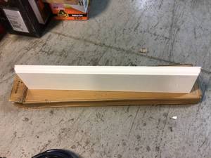 42 in. Floating Shelf by Home Decorators Collection Customer Returns See Pictures