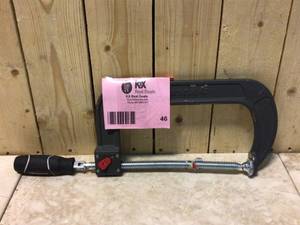 8 in. Drop Forged C-Clamp by Husky Customer Returns See Pictures