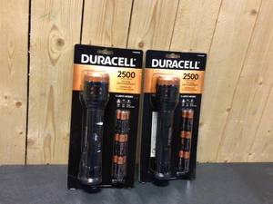 lot 5 image: Duracell 2500 Lumen Aluminum Focusing LED Flashlight 3 Modes with Batteries 2 units