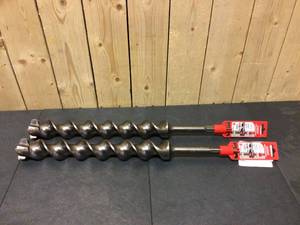 lot 14 image: DIABLO 2 in. x 16 in. x 21 in. Carbide-Tipped Rebar Demon SDS-Max 4-Cutter Hammer Bit 2 units