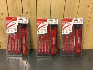 lot 23 image: DIABLO Bi-Metal Reciprocating Saw Blade Set (28-Piece) 3 units open box