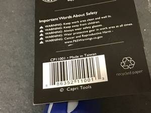 lot 33 image: Capri Tools 12 in. All Steel Bar Clamp with Foldable Ergonomic Handle and 5-12 in. Throat Depth 2 units open box