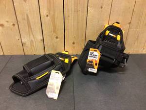 lot 36 image: TOUGHBUILT 7.5 Small Electrician Pouch with ClipTech Hub and 13-pockets 2 units open box