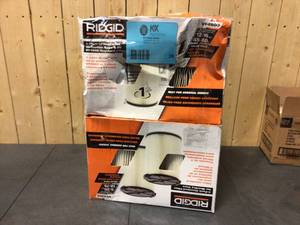lot 39 image: Lot ridgid shop vac filters open box