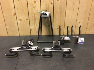 lot 45 image: Rubbermaid FastTrack Garage Dual Handle Hook 4 units open box