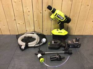 RYOBI ONE HP 18V Brushless EZClean 600 PSI 0.7 GPM Cordless Cold Water Power Cleaner with 4.0 Ah Battery and Charger - Good Condition - Review all pictures