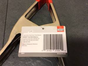 BESSEY (XM Series 4 in. Capacity Steel Spring Clamp with Handles and Tips, 5 in. Throat Depth - Lot of 3 - Good Condition - Review all pictures