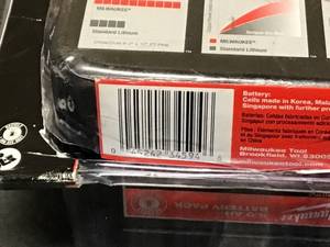 Milwaukee M18 18-Volt 5.0 Ah Lithium-Ion XC Extended Capacity Battery Pack - - Good Condition - Review all pictures