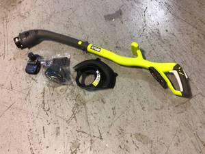 RYOBI Reconditioned ONE 18V Cordless Battery String Trimmer and Blower Combo Kit (2-Tool) w (2) Batteries and (1) Chargers - Good Condition - Review all pictures