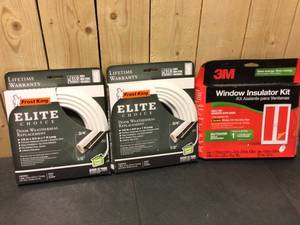 Lot of 3 Elite Choice Door Weatherseal Replaces - Review all pictures