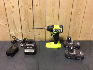 RYOBI ONE HP 18V Brushless Cordless Compact 14 in. Impact Driver Kit  - Good Condition - Review all pictures