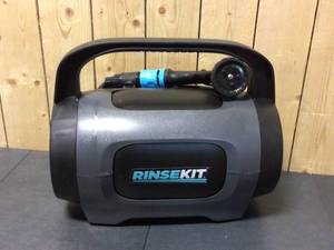 RinseKit 1.5 Gal. Portable Pressurized Outdoor HotCold Shower in Grey - Good Condition - Review all pictures