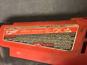 Lot of Milwaukee Finish Nailer - Used - Review all pictures