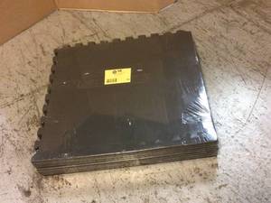TrafficMaster BlackGray 24 in. x 24 in. x 0.47 in. Dual Sided Gym Floor (4-Pack) - Review all pictures