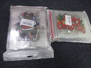 2- 24 pks Christmas Window Clings...