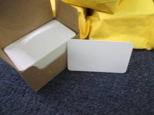6 pks Blank Index Cards White Kraft...