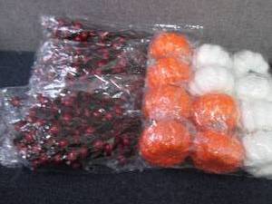 3 pks Berries, Decorative Pumpkins...