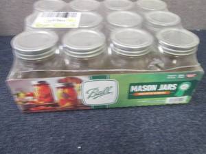12 Ball Pint Jars...