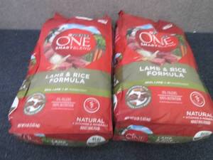 2- 8lb Bags Purina One Lamb & Rice ...