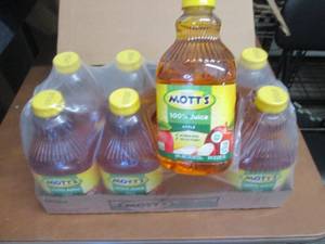 8- 64 oz Bottles Motts Apple Juice...