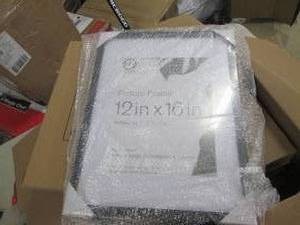 box of 6 12 inch x 16 inch black pi...