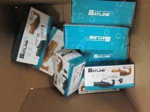 box of 10 electronic bubble guns ...