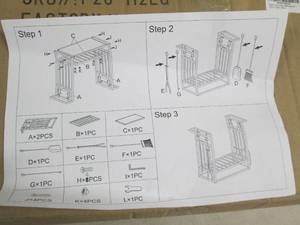 firewood rack with tool set ...