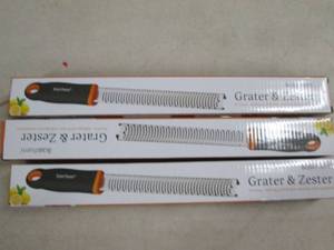 3 grate and zesters ...