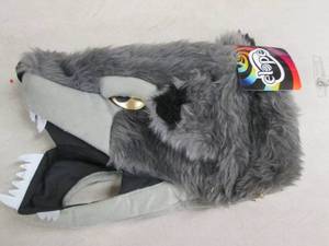 adjustable size wolf mask...