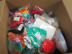 box of fidget toys ...