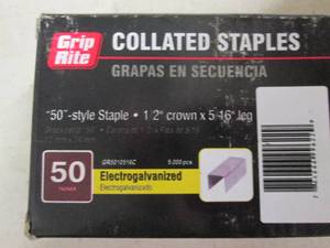 case of 20 boxes of grip rite colla...