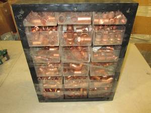 assorted copper fittings ...