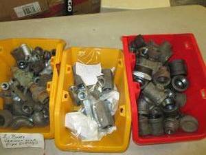 lot of treaded rod connectors ...