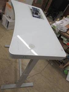 adjustable sit stand desk with buil...