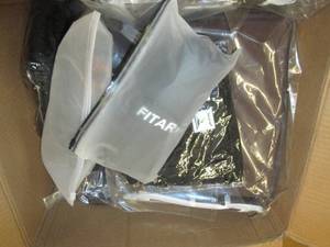 box of storage items ...