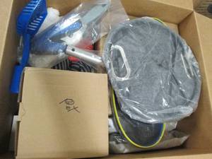 box of pet items ...