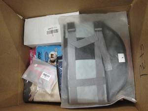 box of pet items ...