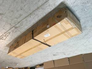 lot 10 image: Ready-to-Assemble 24-Gauge Steel Freestanding Garage Cabinet in Black (30 in. W x 72 in. H x 18 in. D) by Husky Customer Returns See Pictures