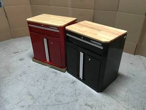 lot 18 image: Lot of Husky Cabinets  One Unit Damaged Customer Returns See Pictures