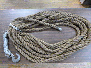 lot 46 image: Heavy Duty Rope with Hook