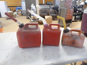 lot 186 image: 3 Gas Cans