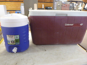 lot 197 image: Cooler and Water Jug