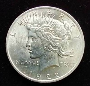 1922 Peace Dollar