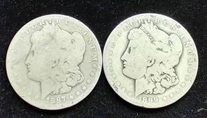 Morgan Dollar 2 Coin Lot