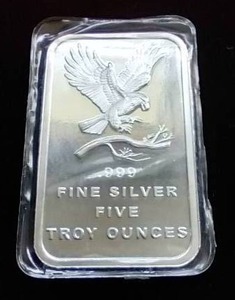 5 Oz. Silver Bar