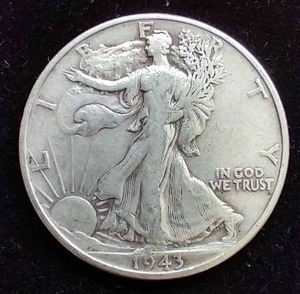 1943 Walking Liberty Half Dollar