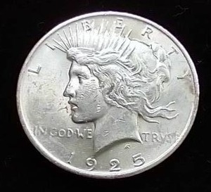 1925 Peace Dollar