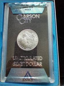 1881-CC Morgan - GSA Hoard - MS63 With COA & Box